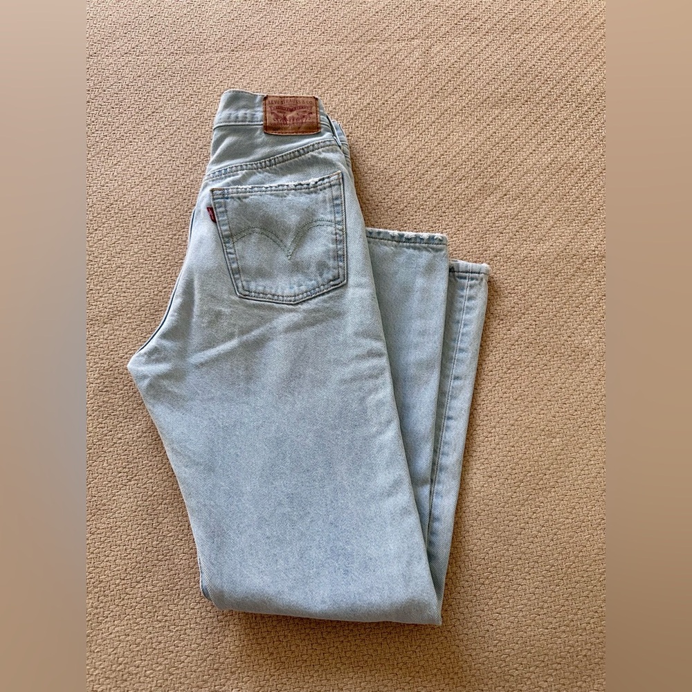 Levi's Light Blue Straight Leg Jeans